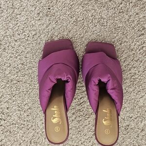 SHEIN Purple Women's Mules